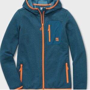 Duluth Trading Co Teal and Orange Women's  AKHG Blackburn Full Zip Hoodie